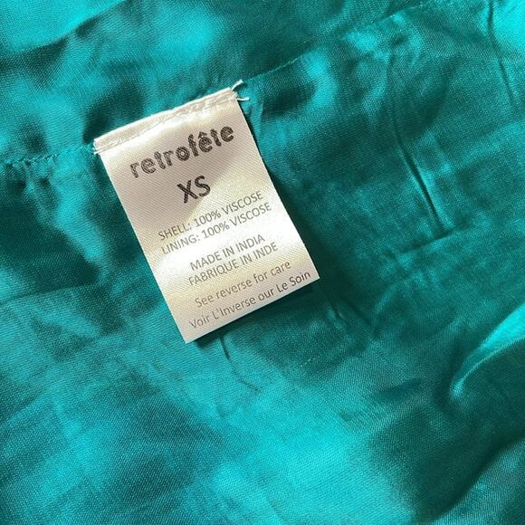 Retrofete Katya Sequin Cowl Neck Green Maxi Dress Size XS - Picture 13 of 13